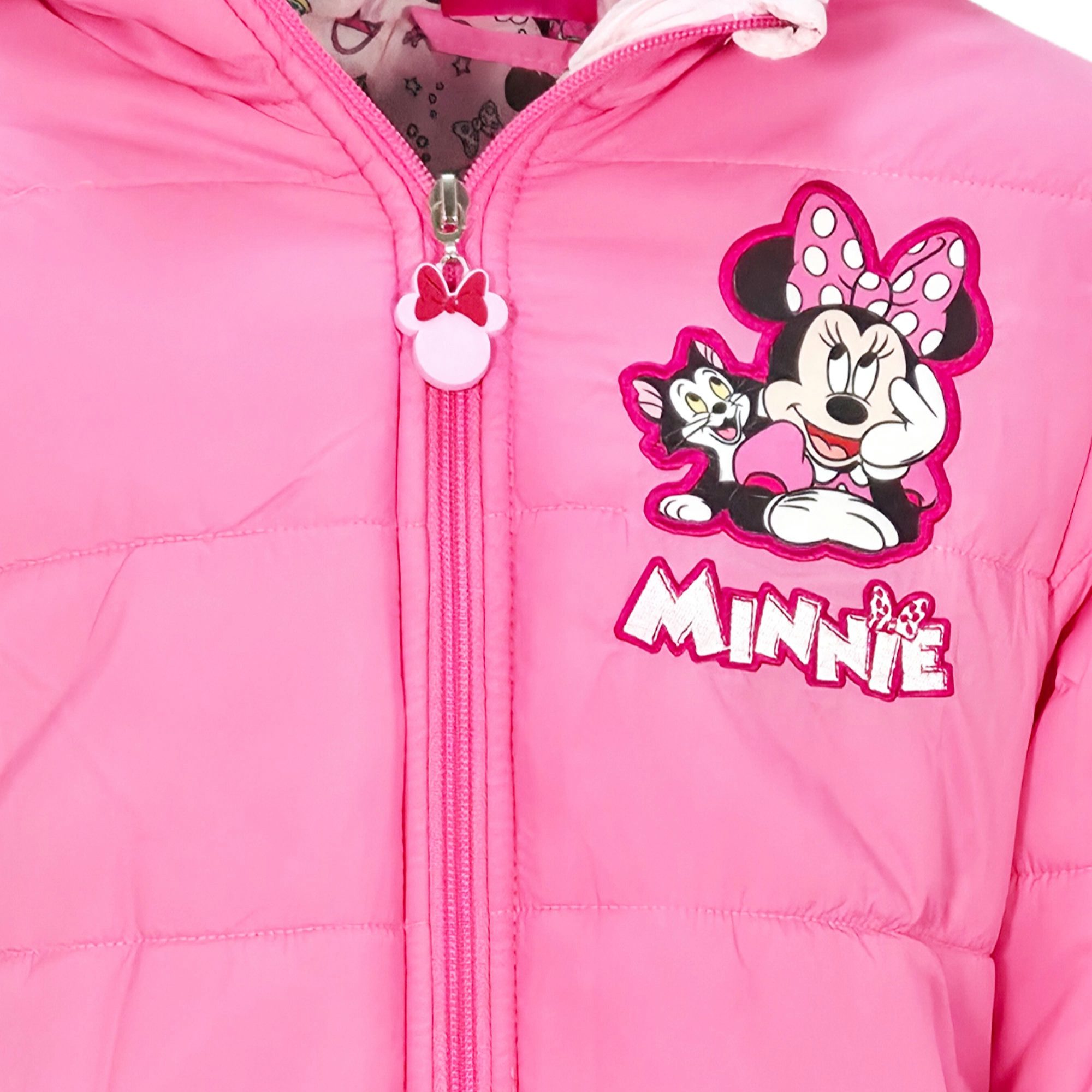 Disney Winterjacke Disney Minnie Maus Kinder Winterjacke Jacke Kapuze Mädchen Gr. 98 bis 128