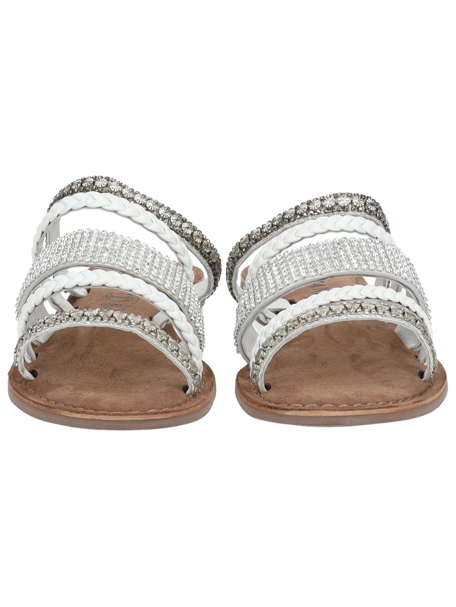 Lazamani Lazamani Pantoletten Leder/Textil Pantolette