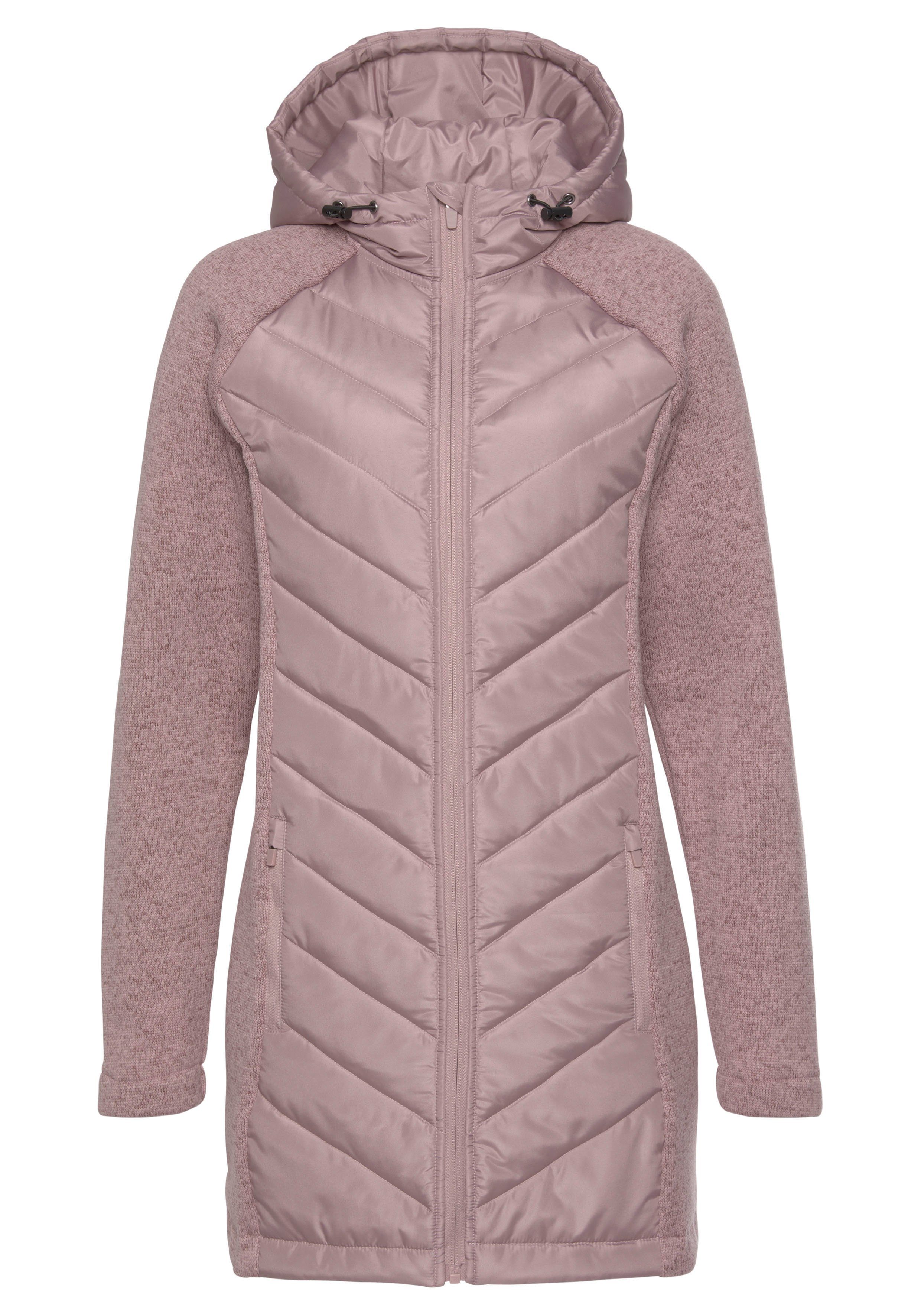 Vivance Steppjacke mit Strickfleece-Ärmeln. Reduzierter Preis € 79,99. Unverbindliche Preisempfehlung € 109,99