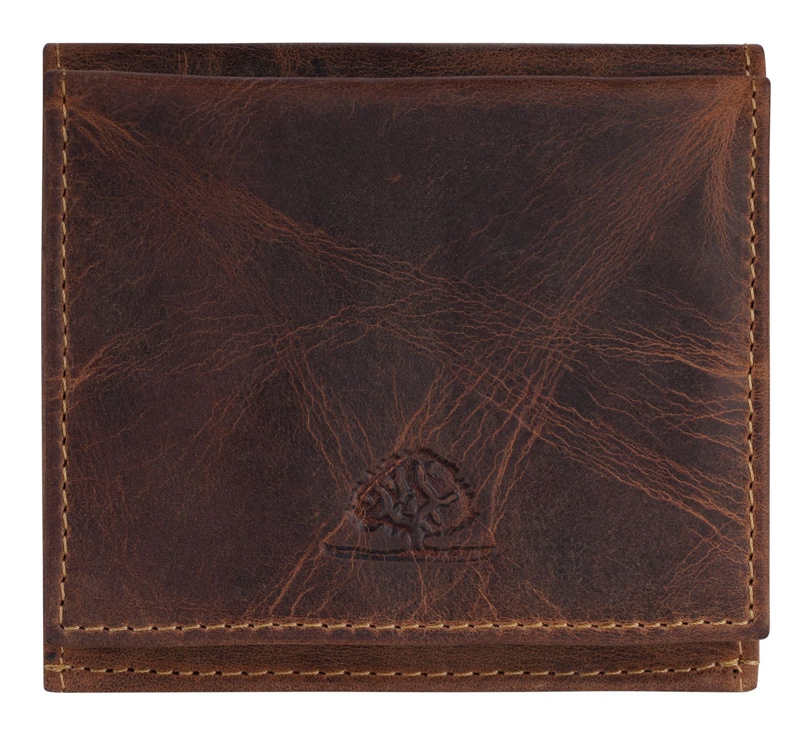 Greenburry Geldbörse Wallet, aus echtem Rindsleder mit RFID-Blocker Schutz