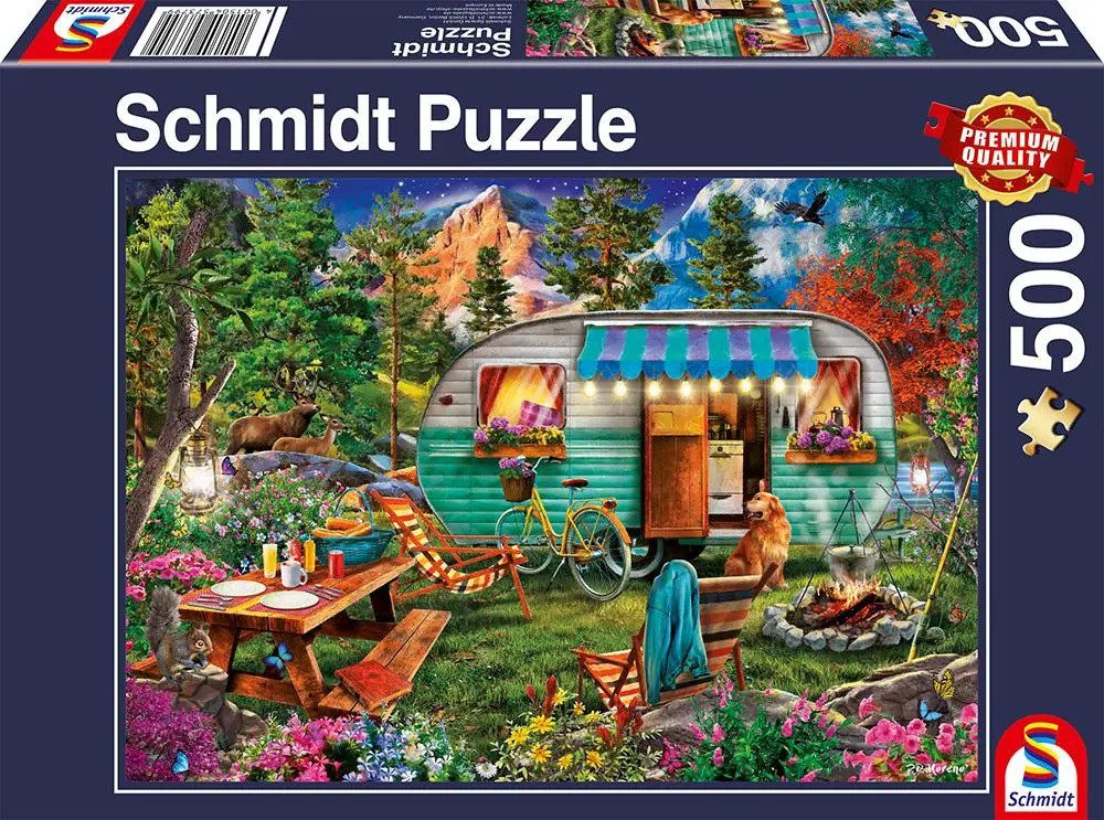 Schmidt Spiele Puzzle Camper-Romantik, 500 Puzzleteile günstig online kaufen