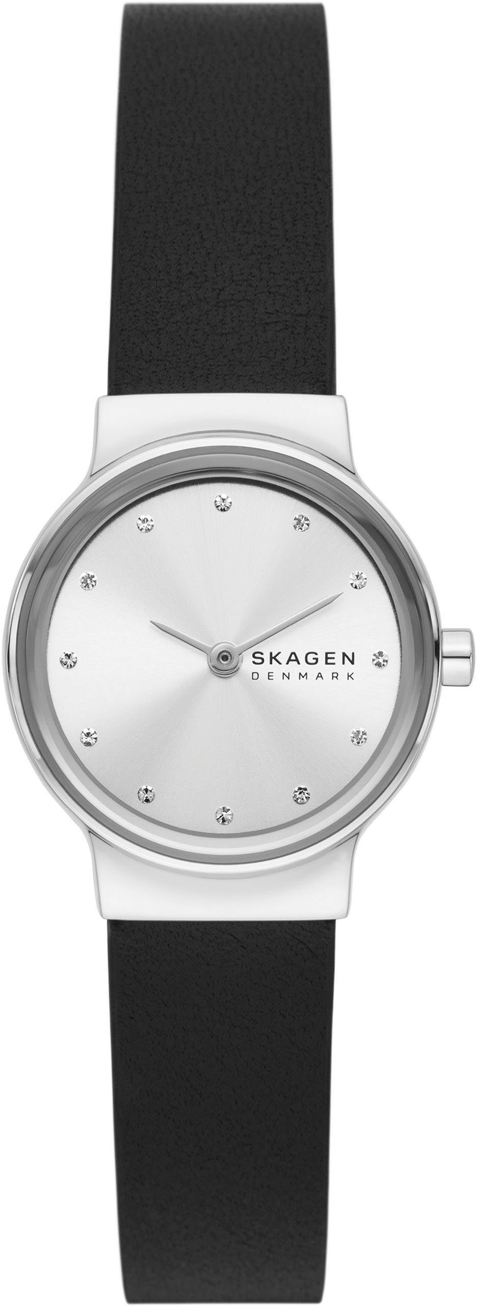 SKAGEN Quarzuhr FREJA LILLE SKW3119, Armbanduhr, Damenuhr, analog, Lederarm günstig online kaufen