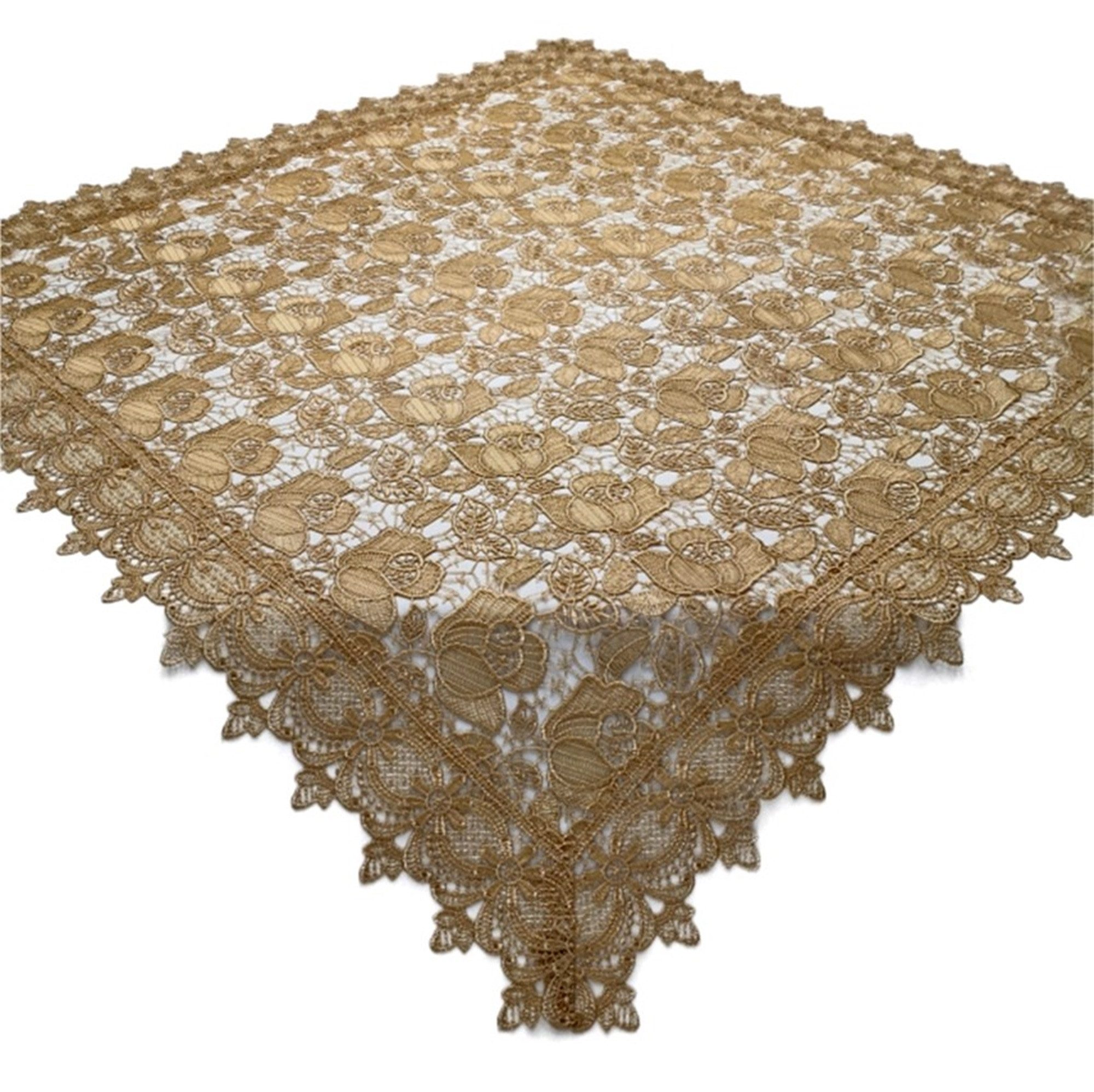 Brilliant Tischdecke Spitzendecke / 85x85cm / Mitteldecke / TW 88003, Spitzeneinsatz