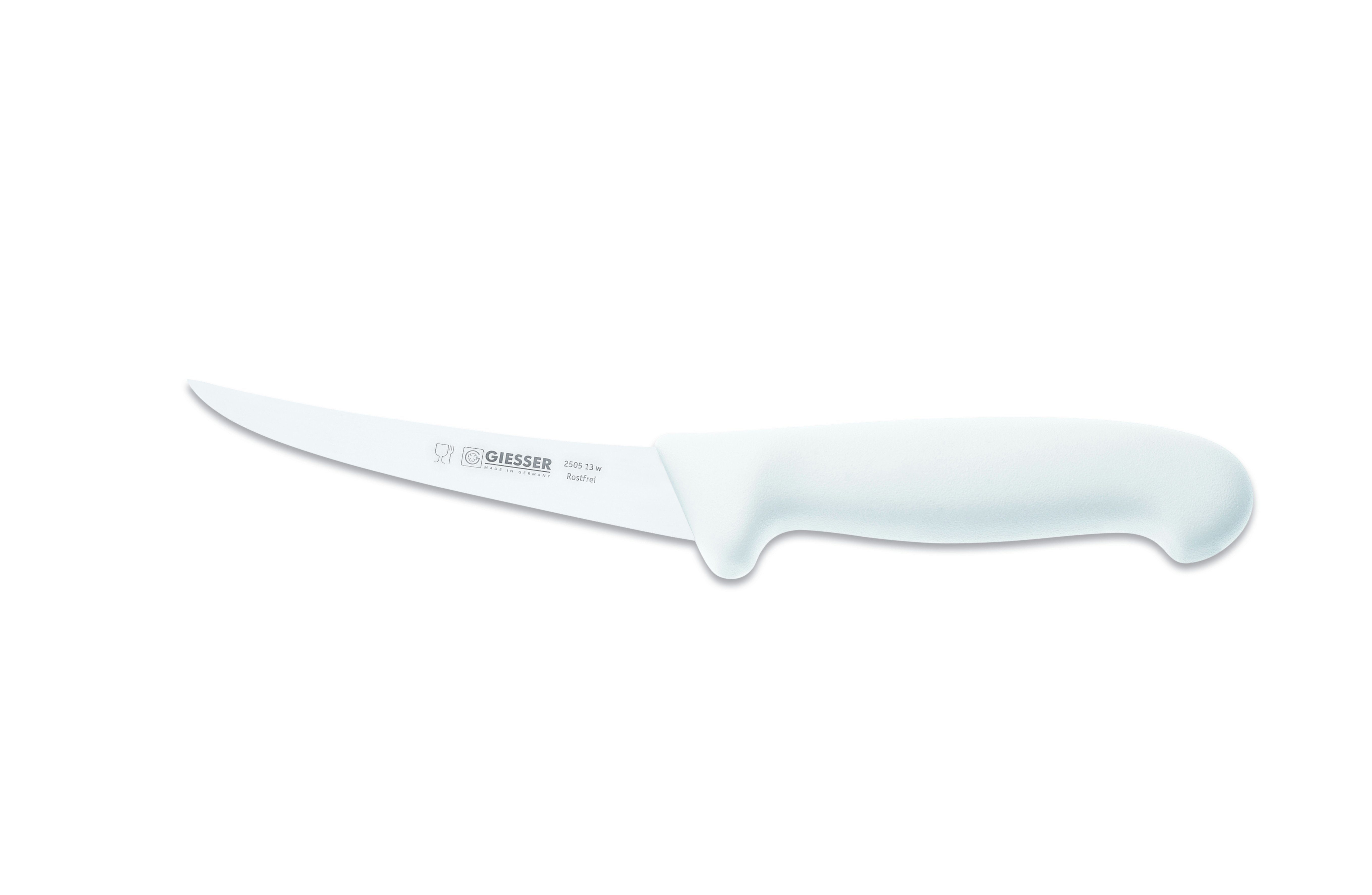 Giesser stark Fleischermesser sehr Messer flexibel, 2505 13-17, Ausbeinmesser flexibel, Klingenstärke: Weiß