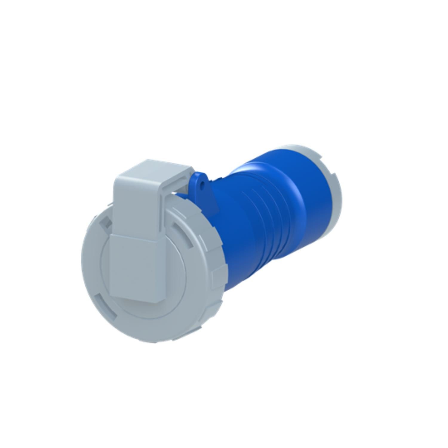 Amphenol CEE-Stecker Titel:16 Ampere CEE Kupplungssteckverbinder 3-polig (2P+PE) Buchse, K, (CEE Stromverteiler)
