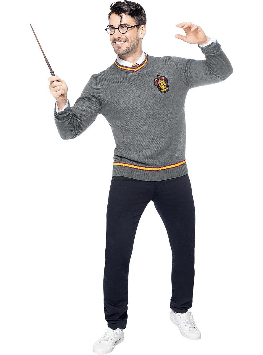 Metamorph Zauberer-Kostüm Harry Potter – Gryffindor Пуловеры, Hogwarts-Pullover mit dem Wappen des Hauses Gryffindor