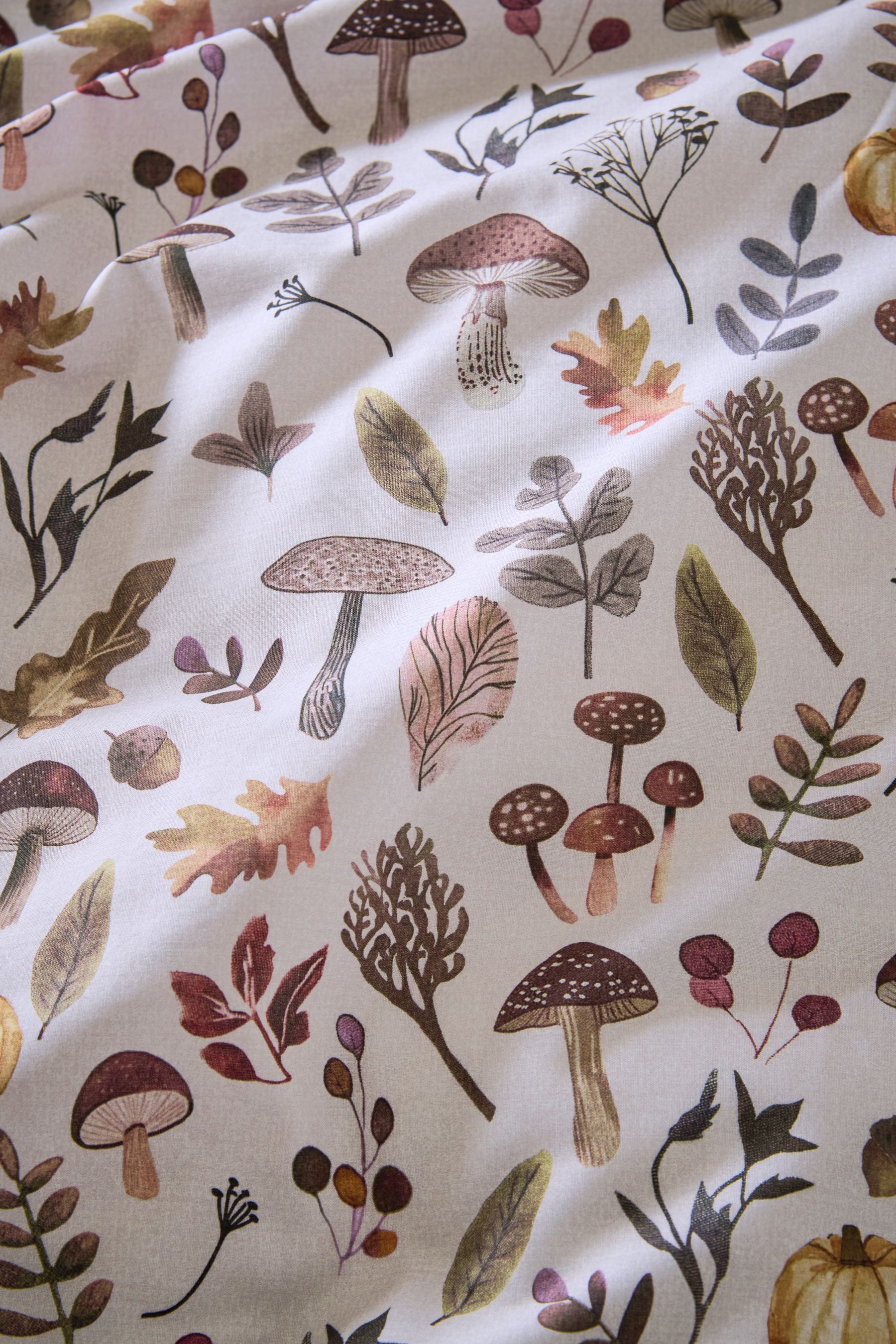 Next Bett-Set Wendbare Bettbgarnitur, herbstliches Kürbismotiv, günstig online kaufen