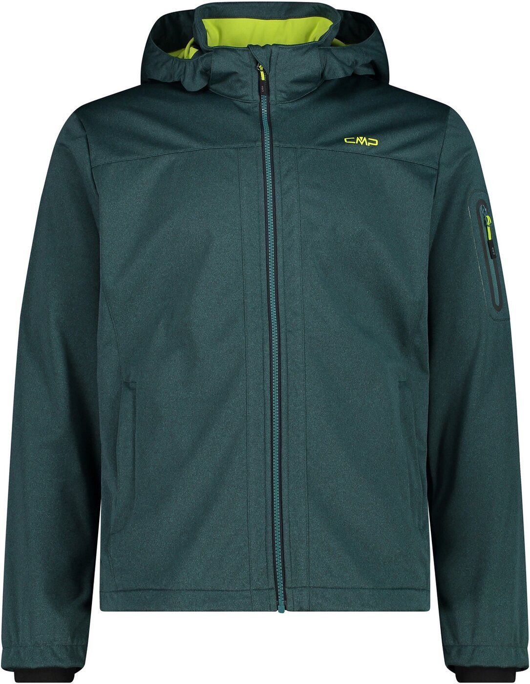 CMP Funktionsjacke MAN JACKET ZIP HOOD LICHEN MEL.