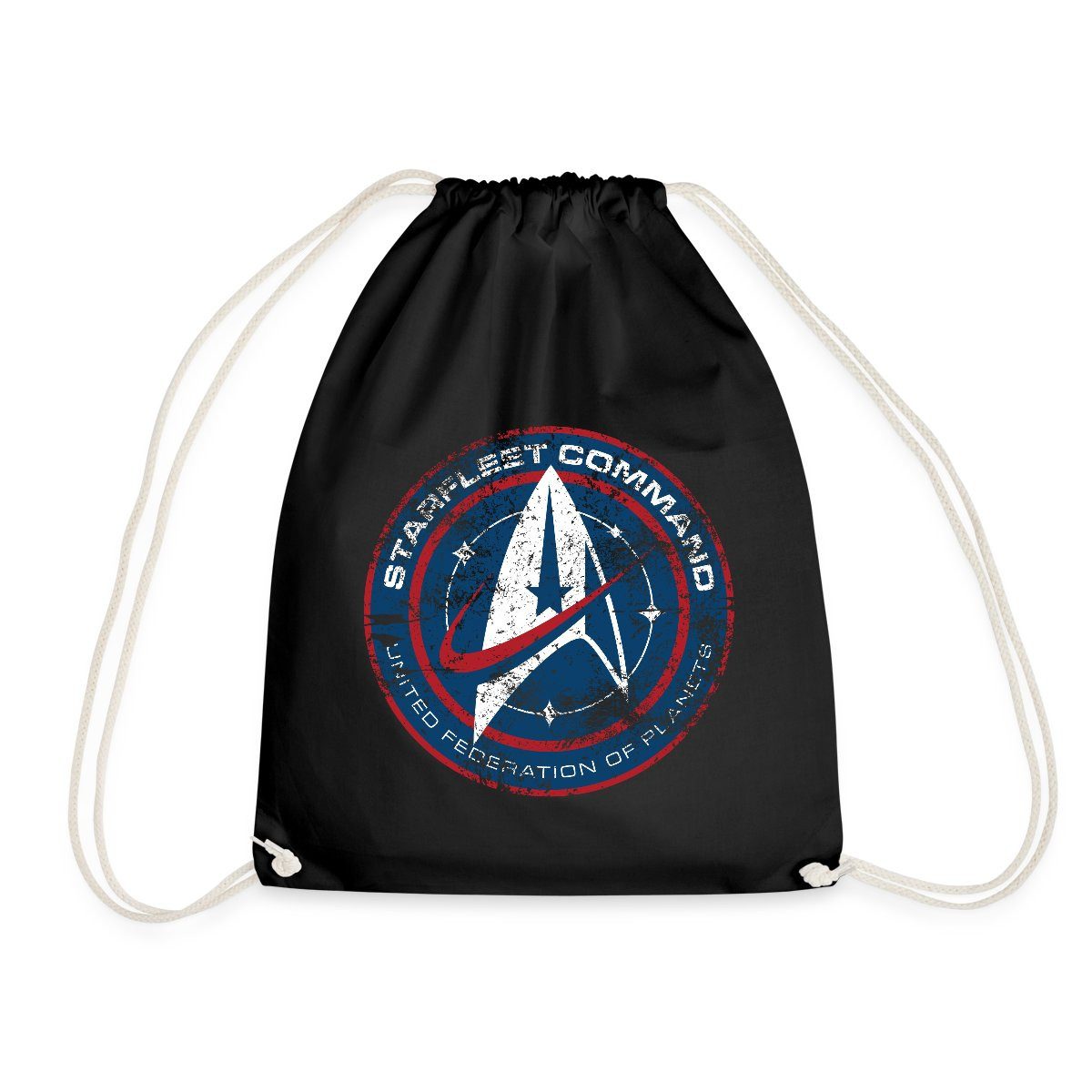 Spreadshirt Turnbeutel Star Trek Discovery Abzeichen Sternenflotte Turnbeutel (1-tlg)