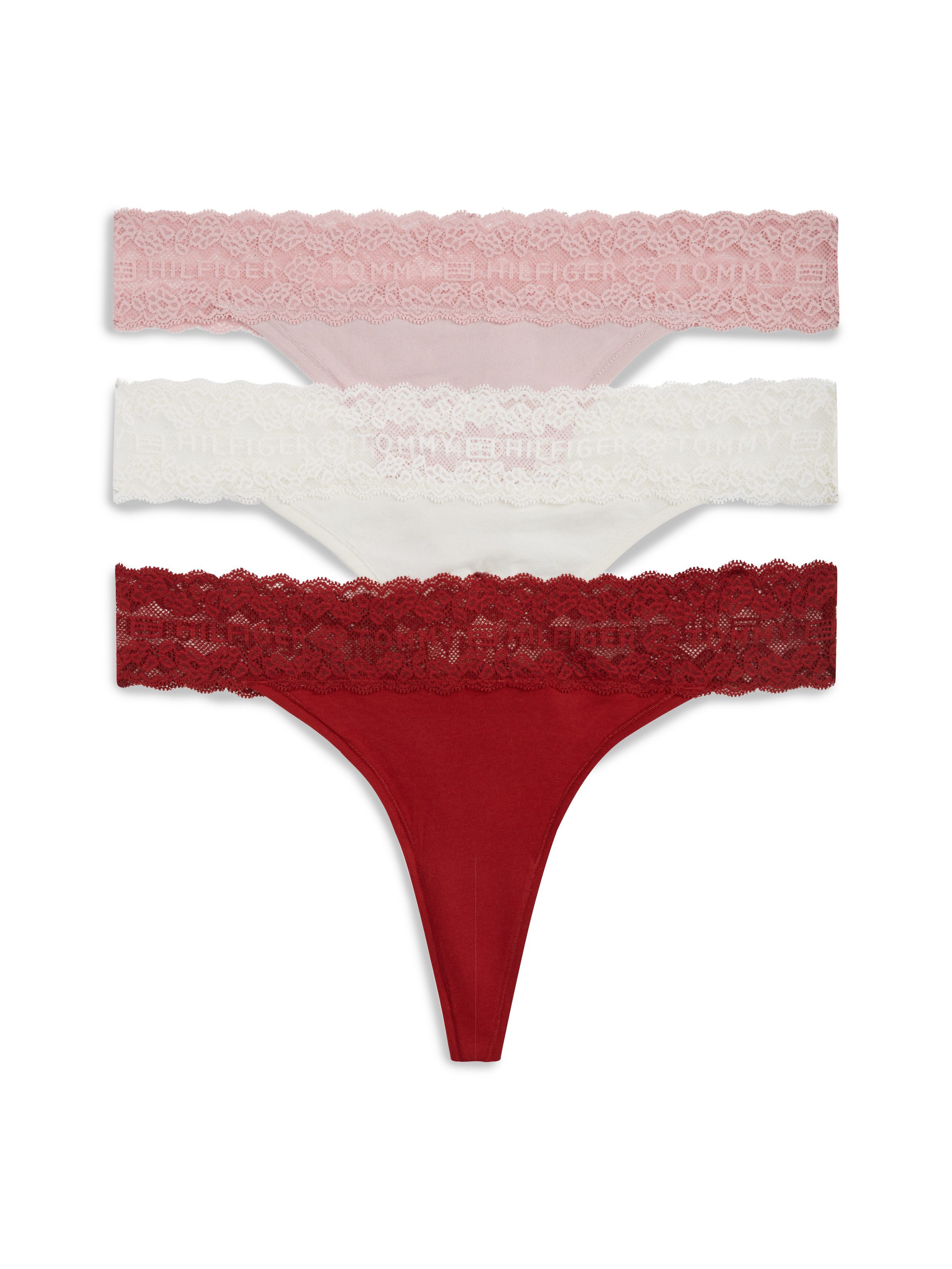 Tommy Hilfiger Underwear Tanga (3-St) Körpernahe Passform mit elastischem S günstig online kaufen