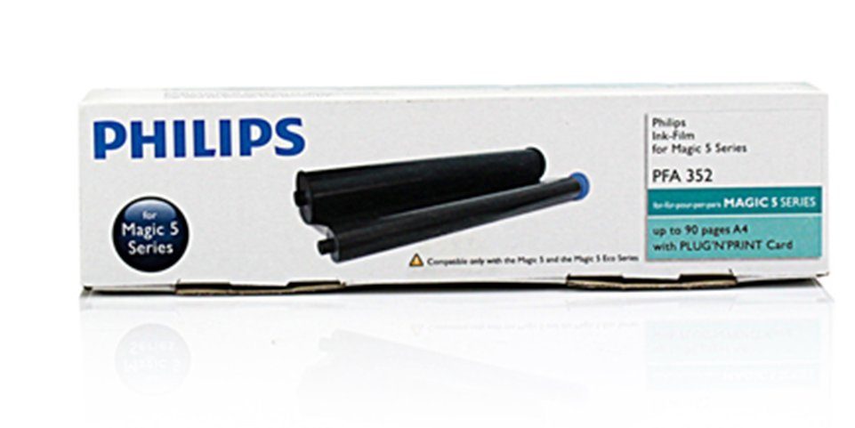 Philips Fax Thermotransfer-Rolle Philips PFA-352 Thermo-Transfer-Rolle black, (1-St)
