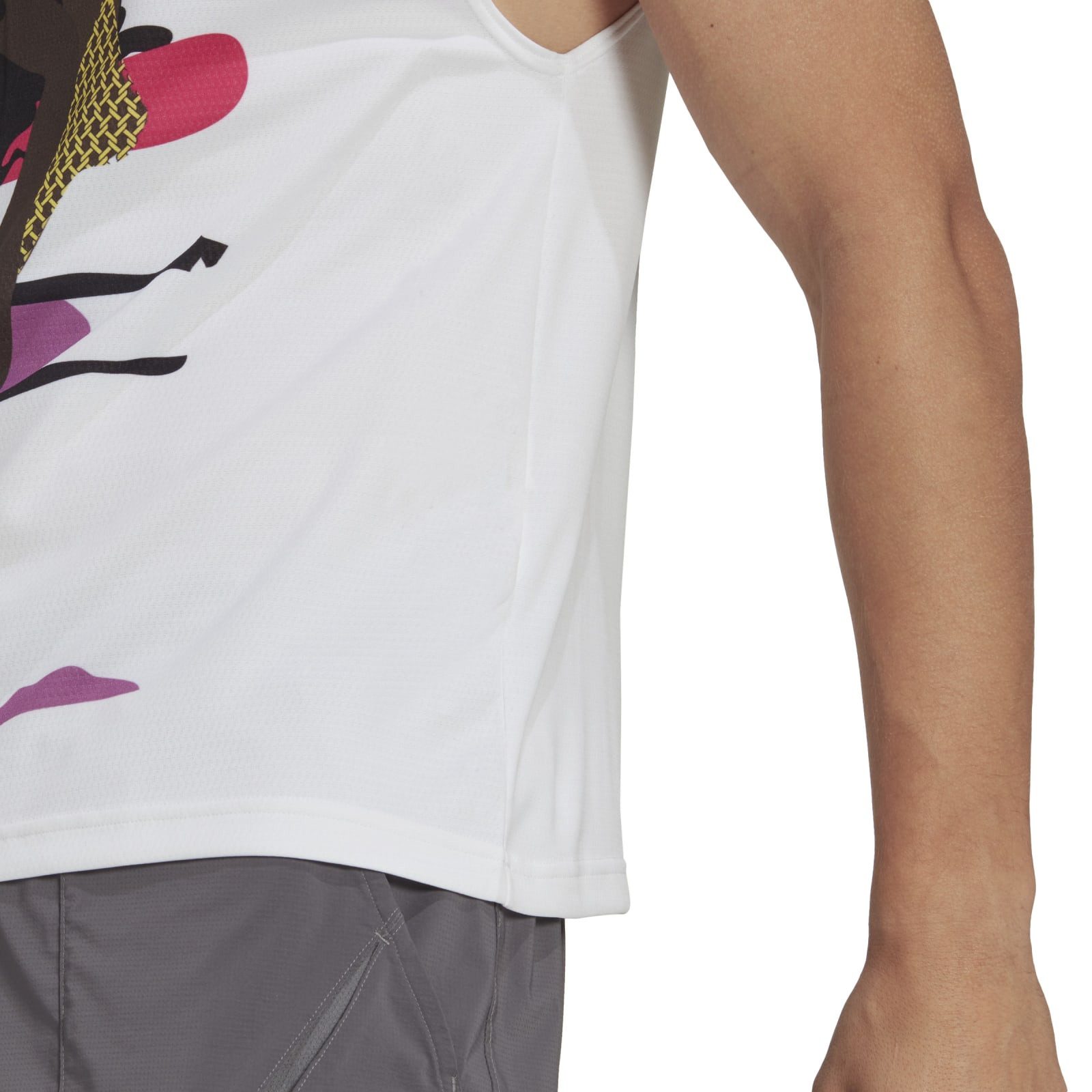 adidas Performance Tanktop x Thebe Magugu New York ärmellos weiss Herren