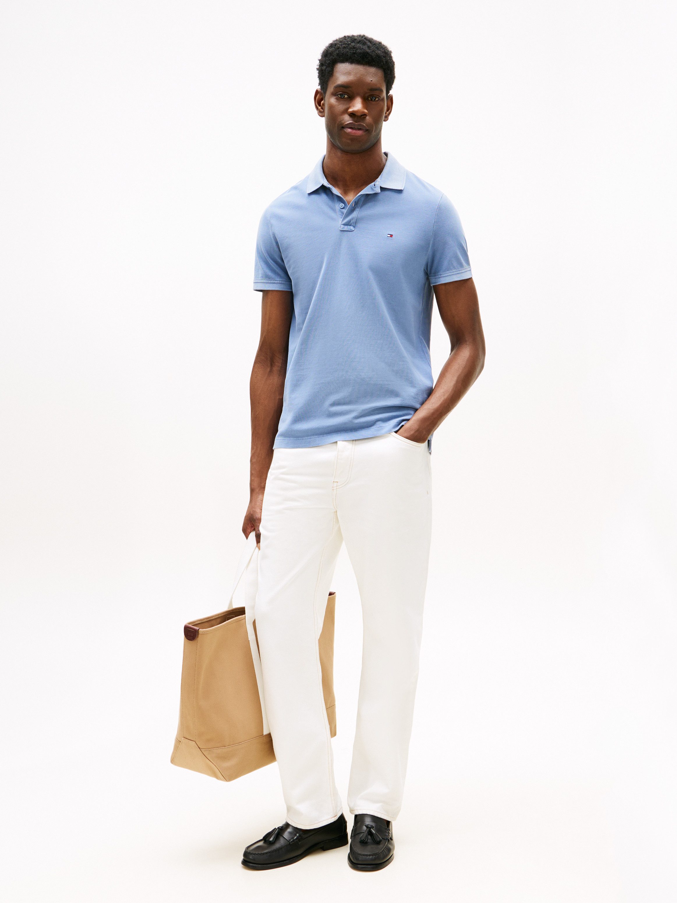 Tommy Hilfiger Poloshirt GARMENT DYE REG POLO leicht gewaschene Optik günstig online kaufen