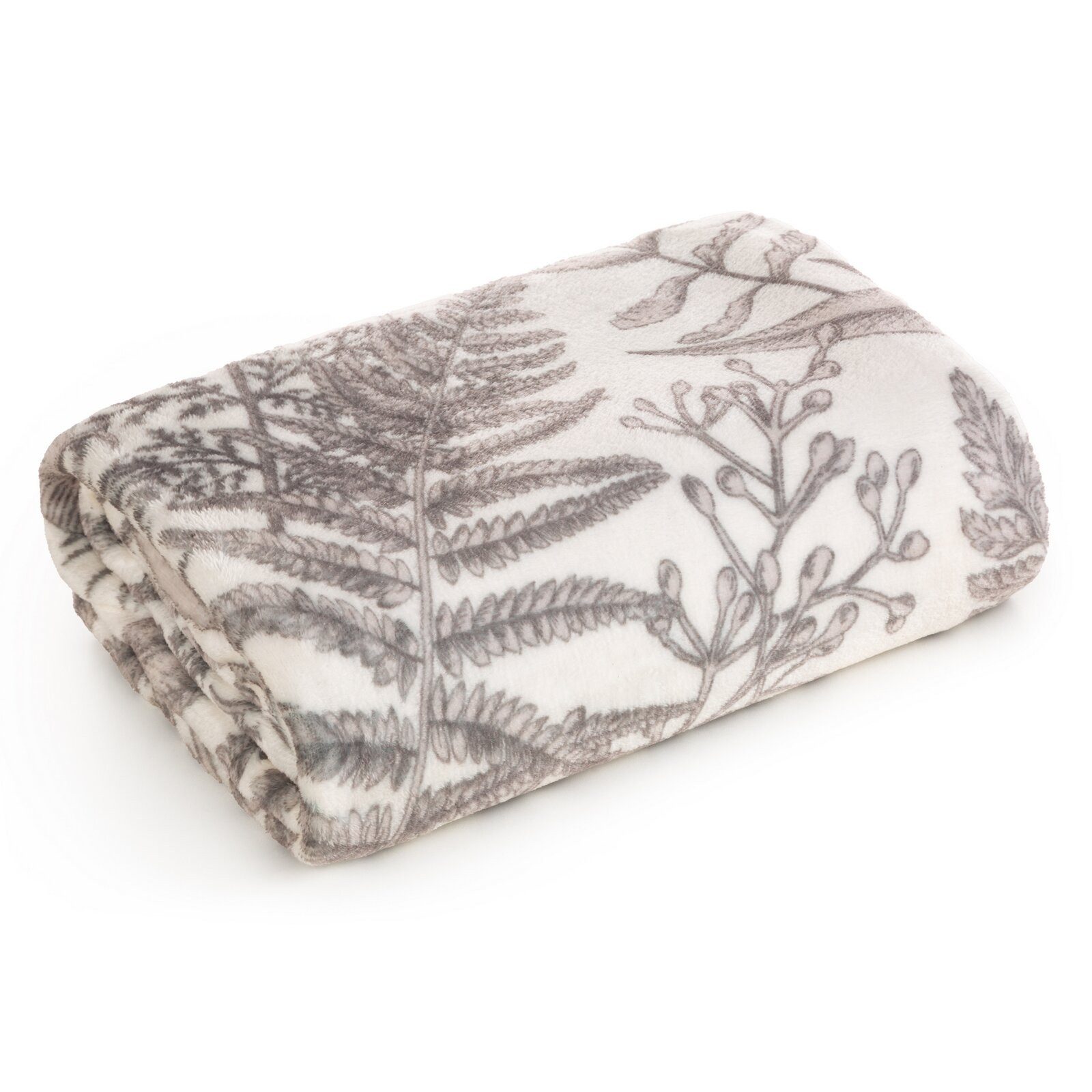 Wohndecke Spring, Eurofirany, Kuscheldecke Flanodecke mit Frühlings-Blumenmotiv 150 × 200 cm
