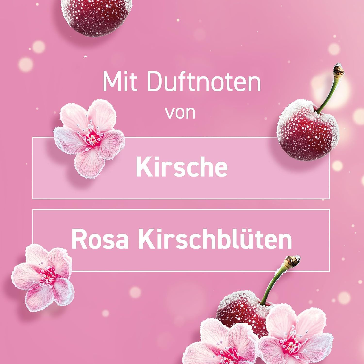 Glade Duftkerze Duft-Kerze Frosted Floral Cherries, 112g Limited Edition