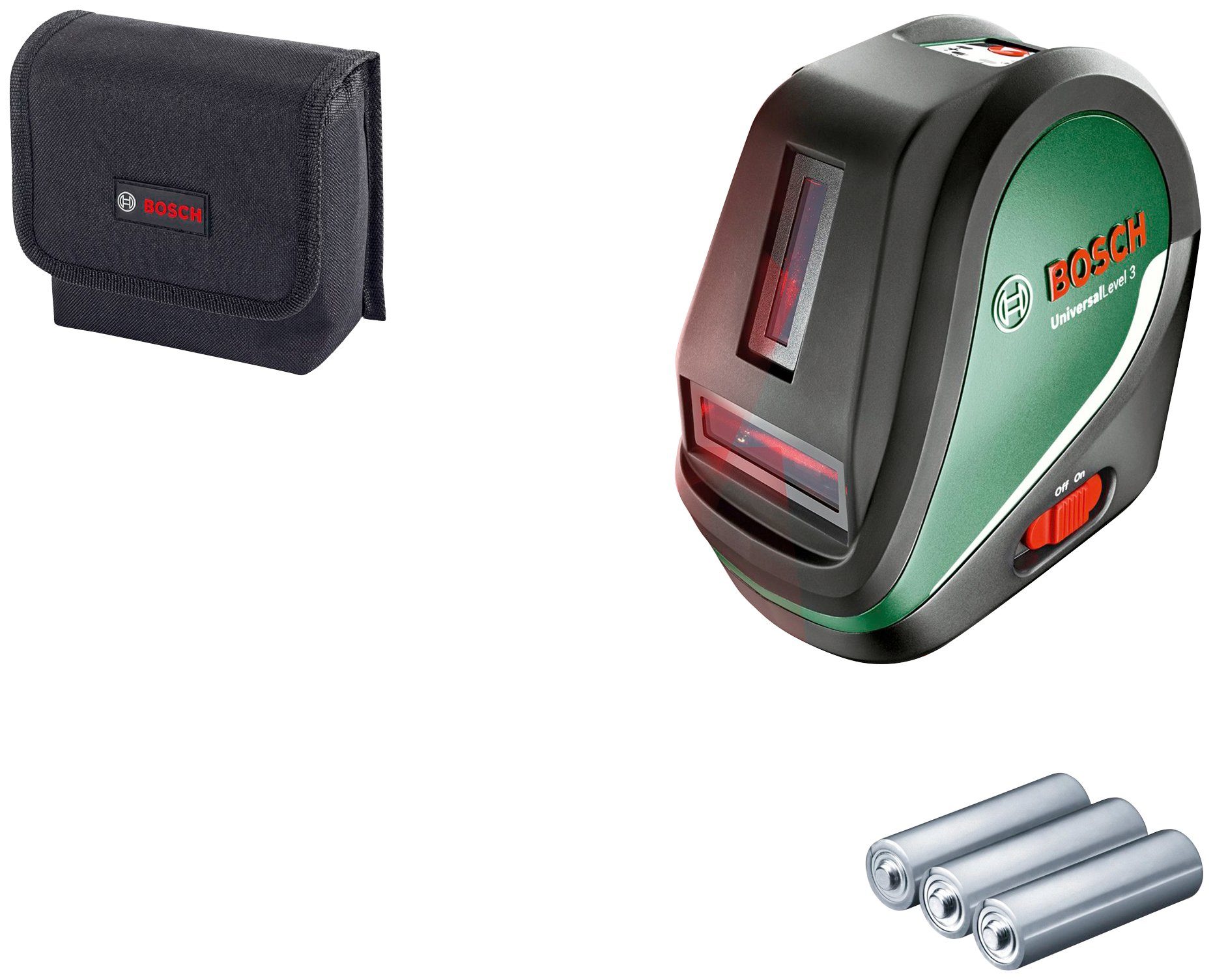 Kreuzlinienlaser Bosch 10m 3, Home Reichweite: UniversalLevel Garden Max. &