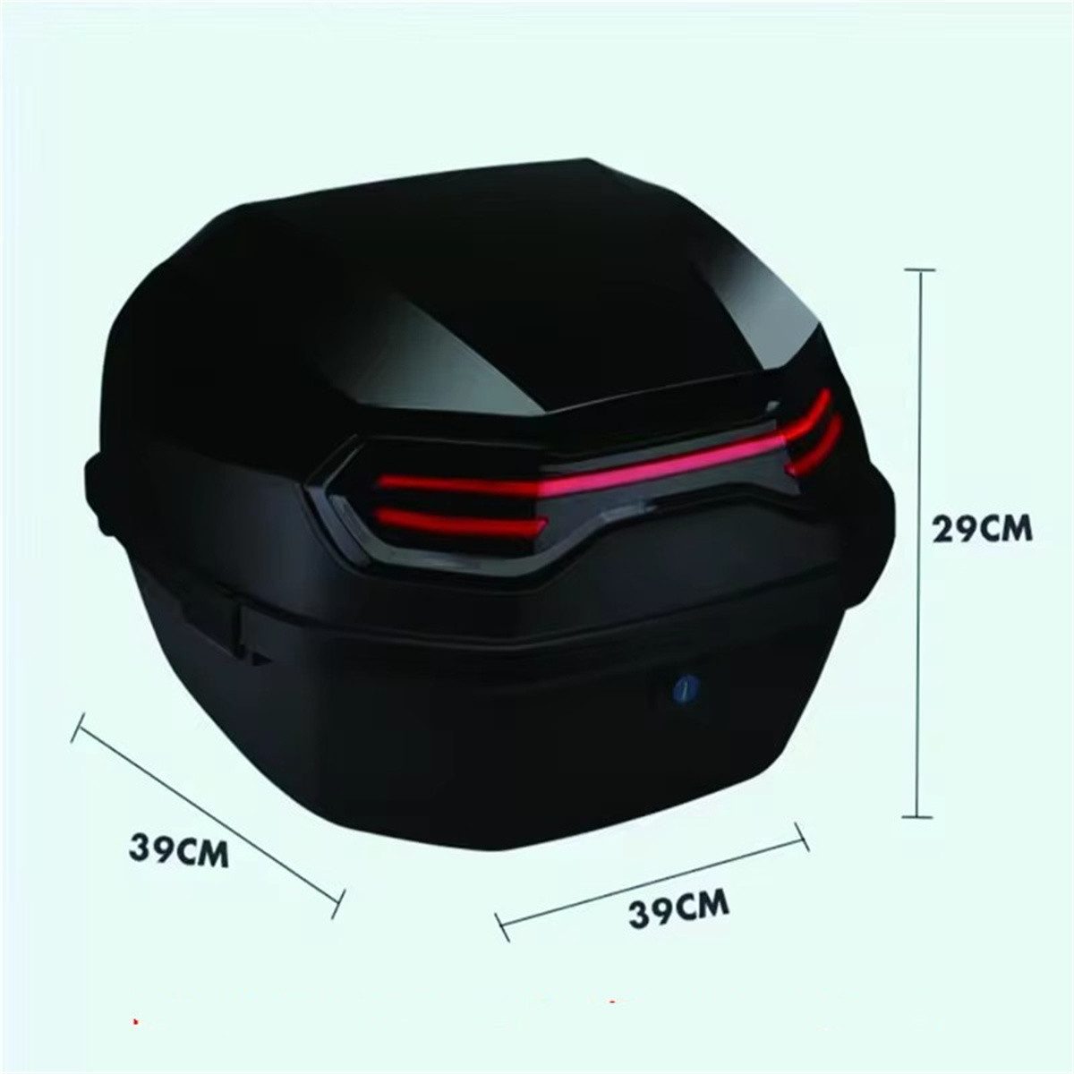 GarveeMore Topcase Topcase Motorradkoffer - Top case passend für Helme – Bild 5 von 5