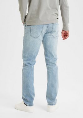 Buffalo 5-Pocket-Jeans Straight-fit Jeans mit normaler Bundhöhe, elastische Denim-Qualität