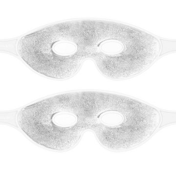 Navaris Gelkissen Kühlende Augenmaske im Set mit Kühlpad und Kühlkissen, 2-tlg.