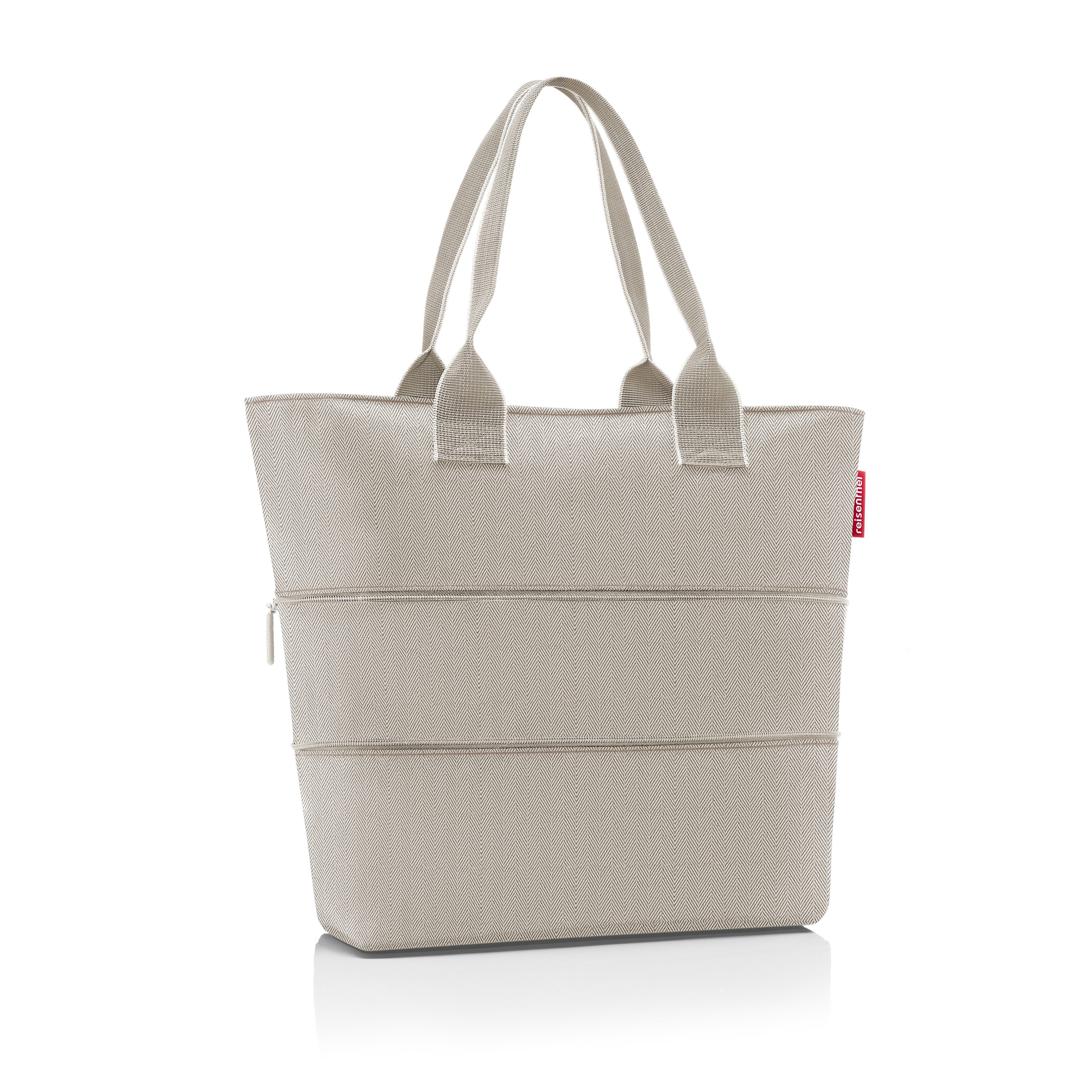 REISENTHEL® Shopper e1, Einkaufstasche, 50 x 26,5 x 16,5 cm (1-tlg), Seitlich umlaufender Reißverschluss vergrößert das Volumen der Tasche