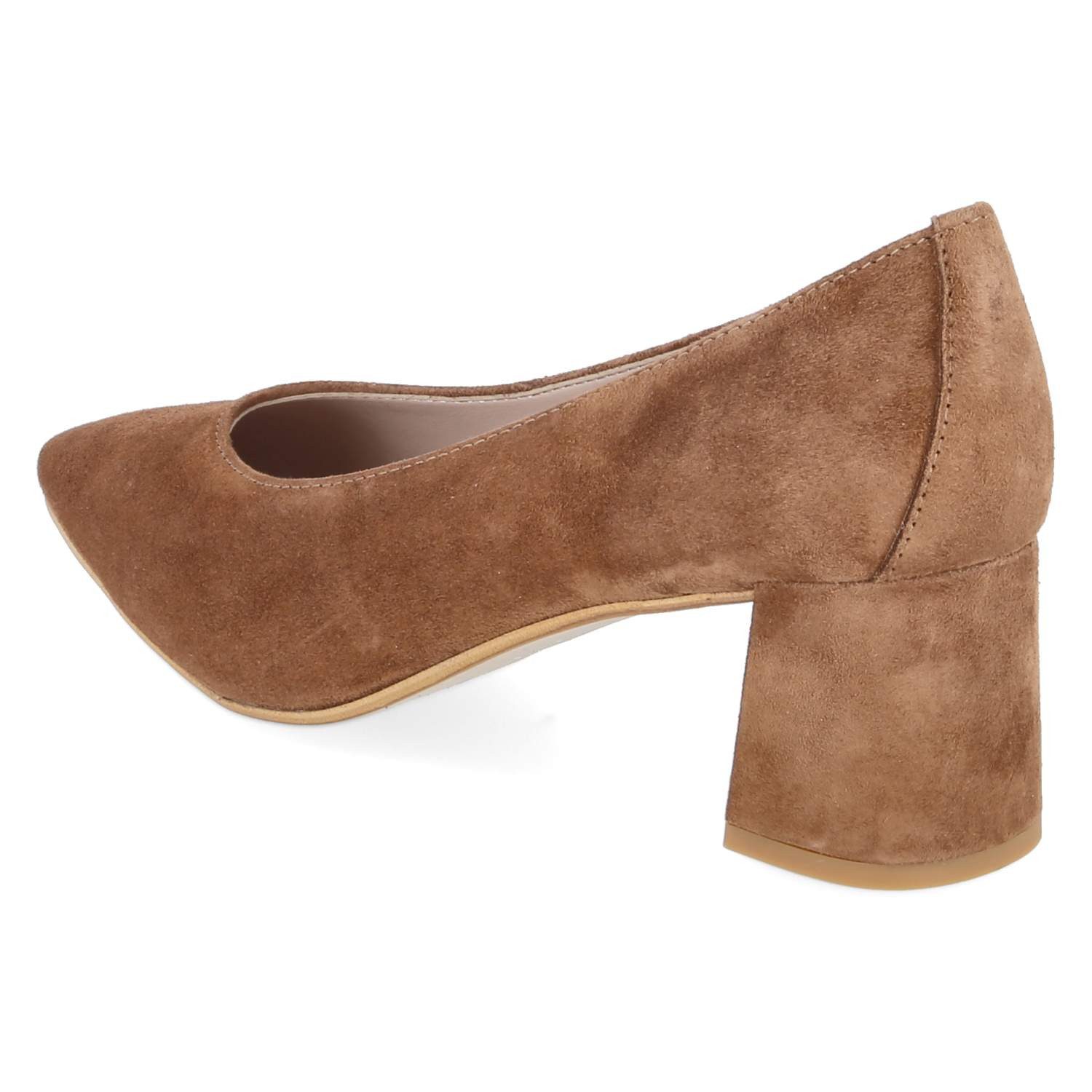 Kaerlek Kaerlek K131 LEGNO Damen Rauleder brown Keilpumps