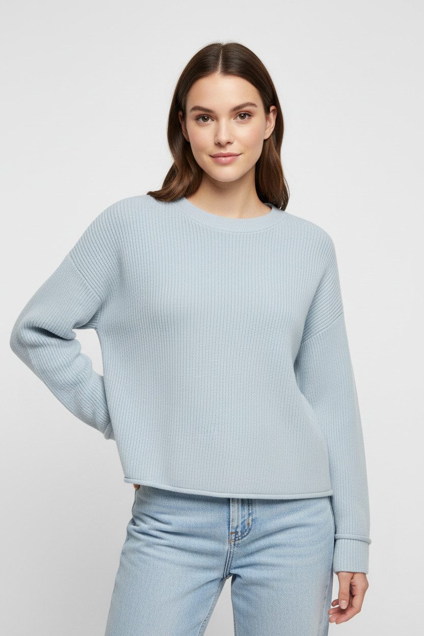 ONLY Strickpullover ONLIBI LS RIB LOOSE PULLOVER CC KNT günstig online kaufen