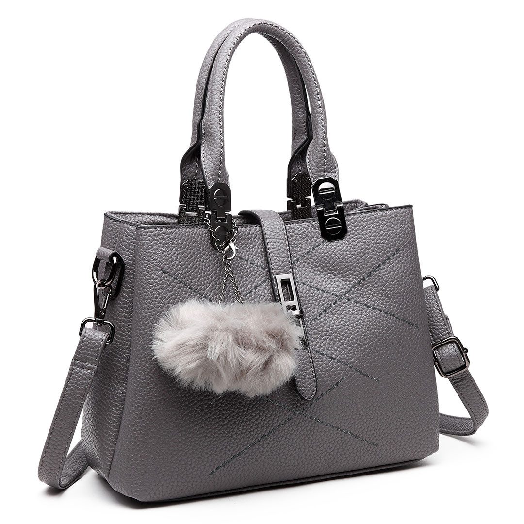 Miss Lulu Umhängetasche Schultertasche im Leder-Look günstig online kaufen