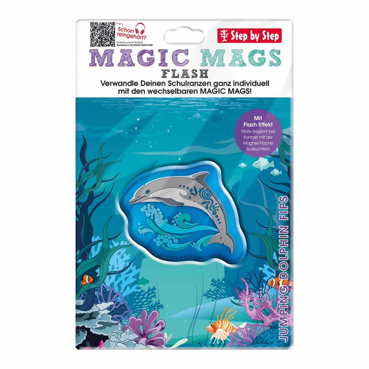 Step by Step Schulranzen MAGIC MAGS FLASH Mystic Dragon Zion 1-teilig (1 Stück), Leuchtmotiv, Glücksbringer