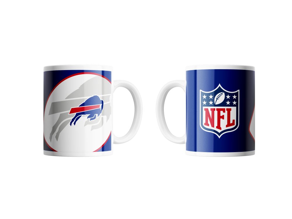Buffalo Bills Becher Buffalo Bills Classic Mug Shadow Logo & Shield, Keramik
