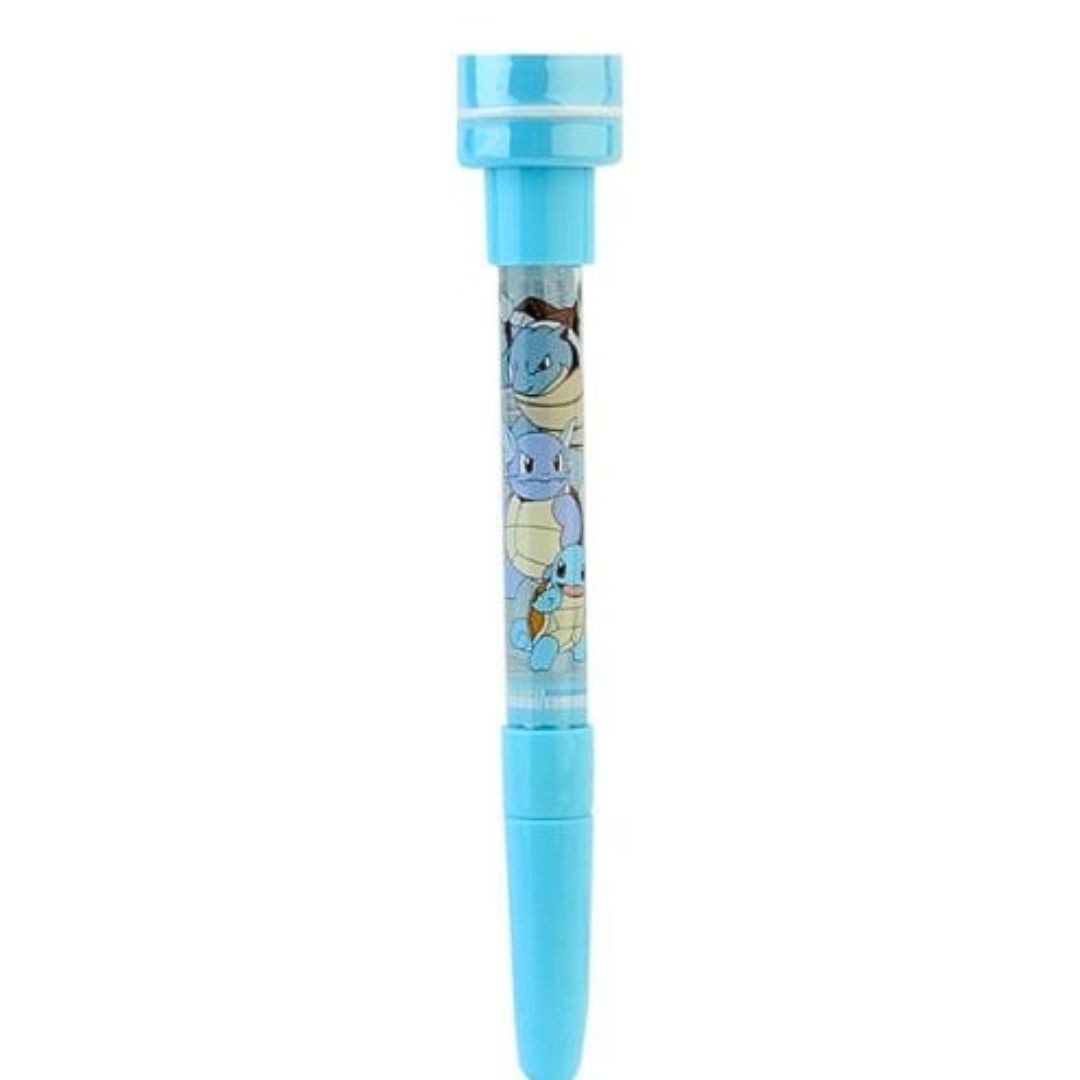 suebidou Kugelschreiber Pokémon Kugelschreiber mit Stempel und Seifenblasenstab