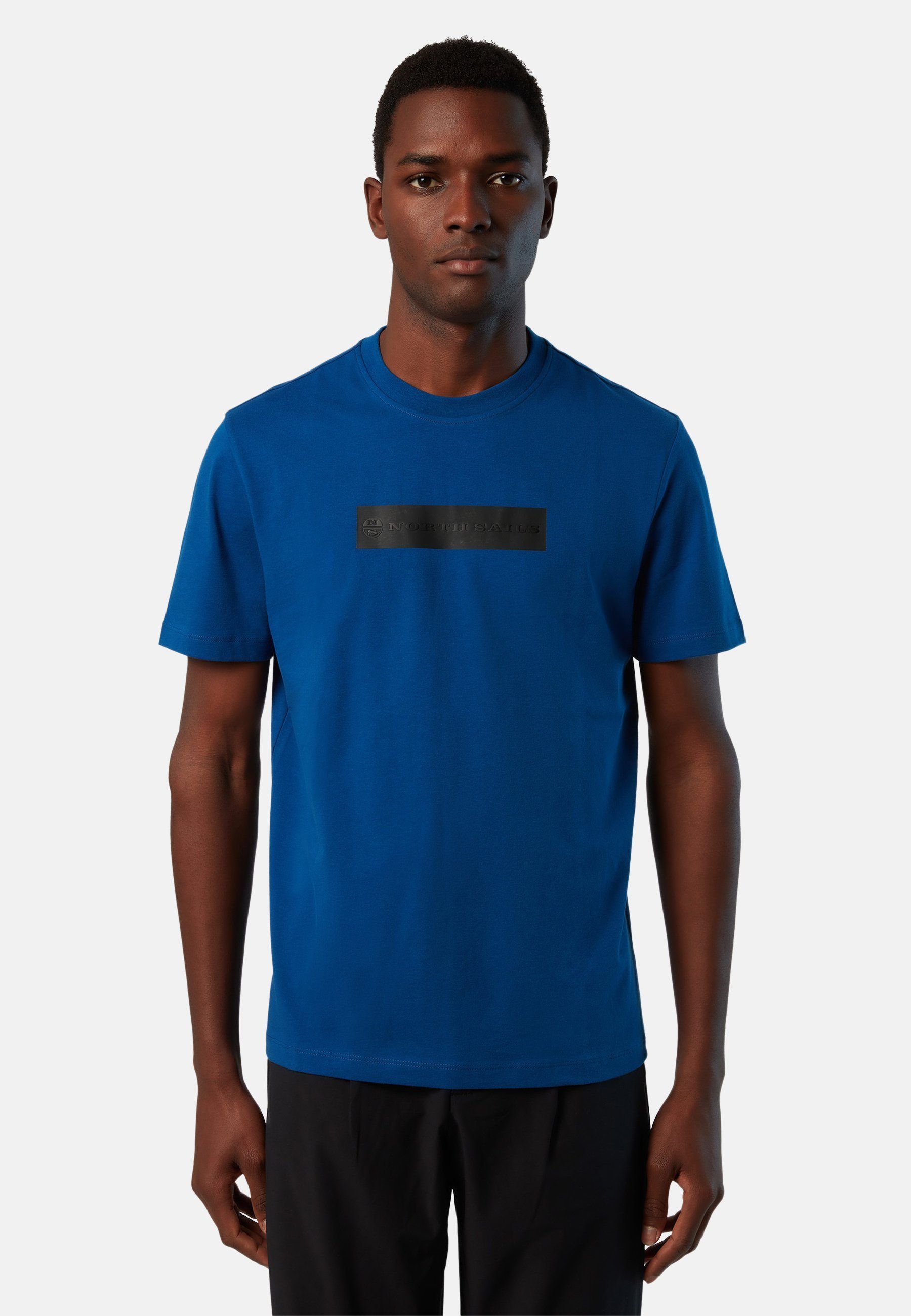 North Sails T-Shirt T-Shirt mit reflektierendem Logo Sonstiges BLUE