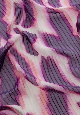 Zero Modeschal Schal mit Print, Plissee