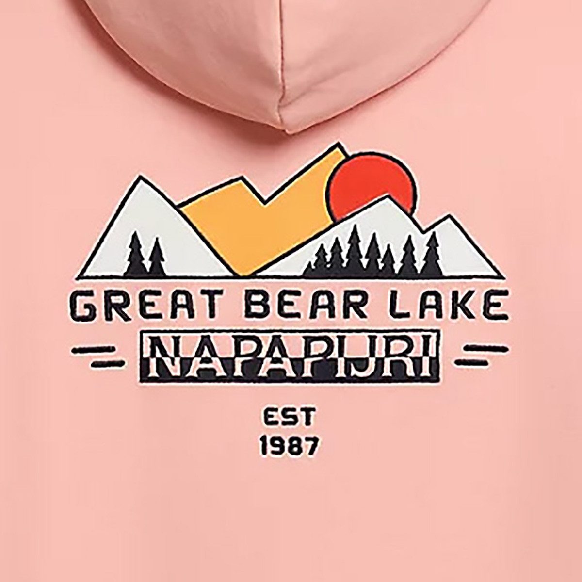 Napapijri Hoodie Boyd (1-tlg) bedruckt