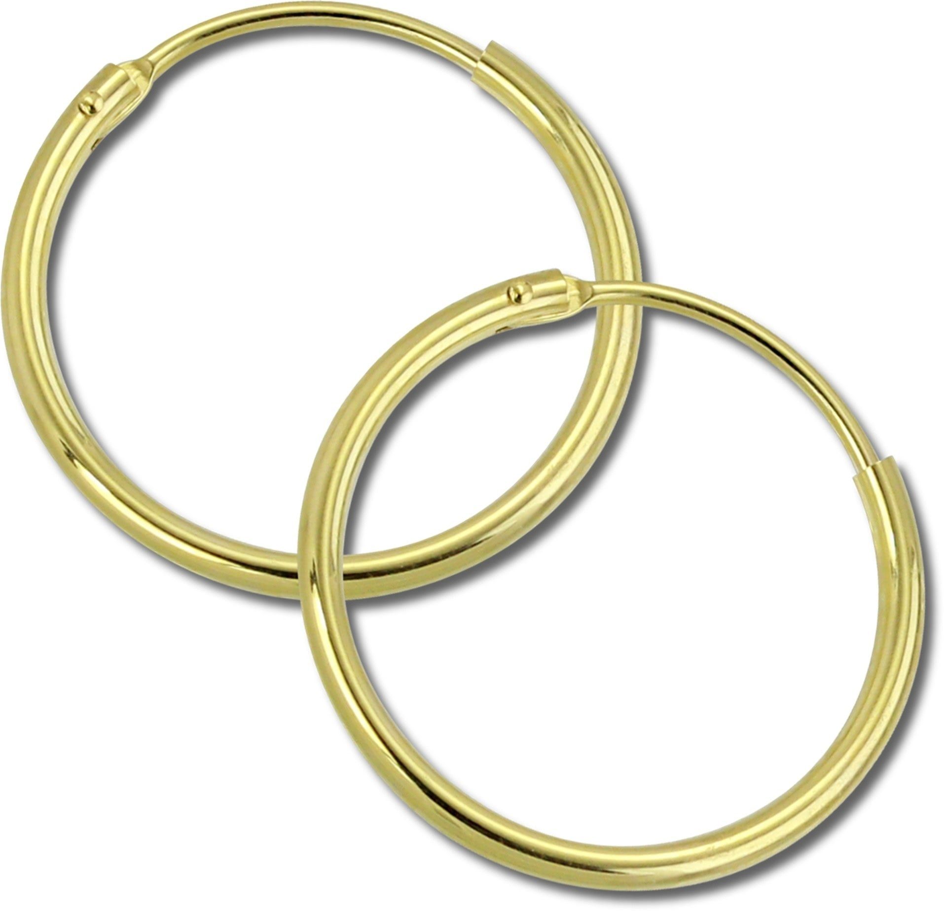 Paar Creolen GoldDream Creolen 20mm Ohrring 333