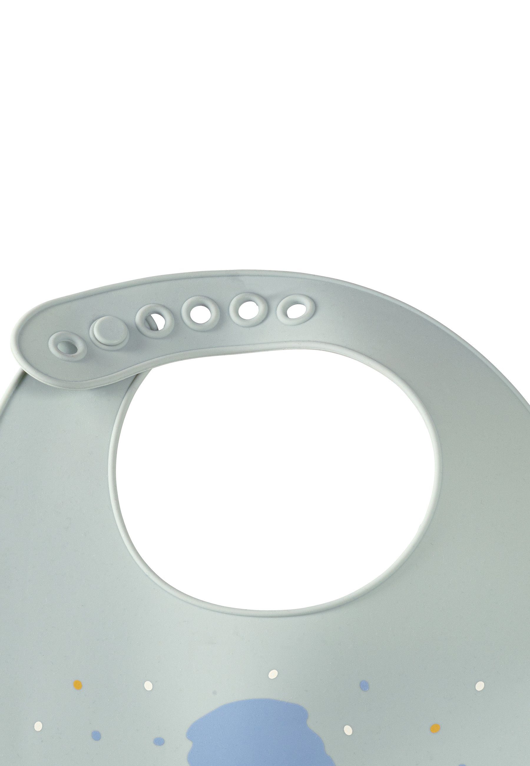 Sterntaler® Lätzchen Silikon Lätzchen ENTE Edda, (Set, 1-St)