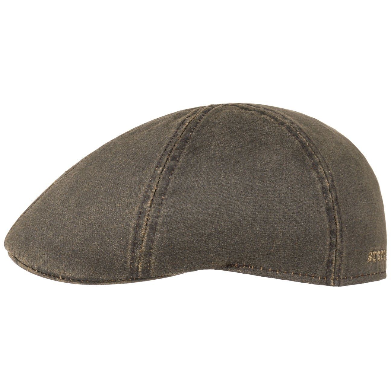Stetson Flat Cap (1-St) Baumwollcap mit Schirm braun | Flat Caps