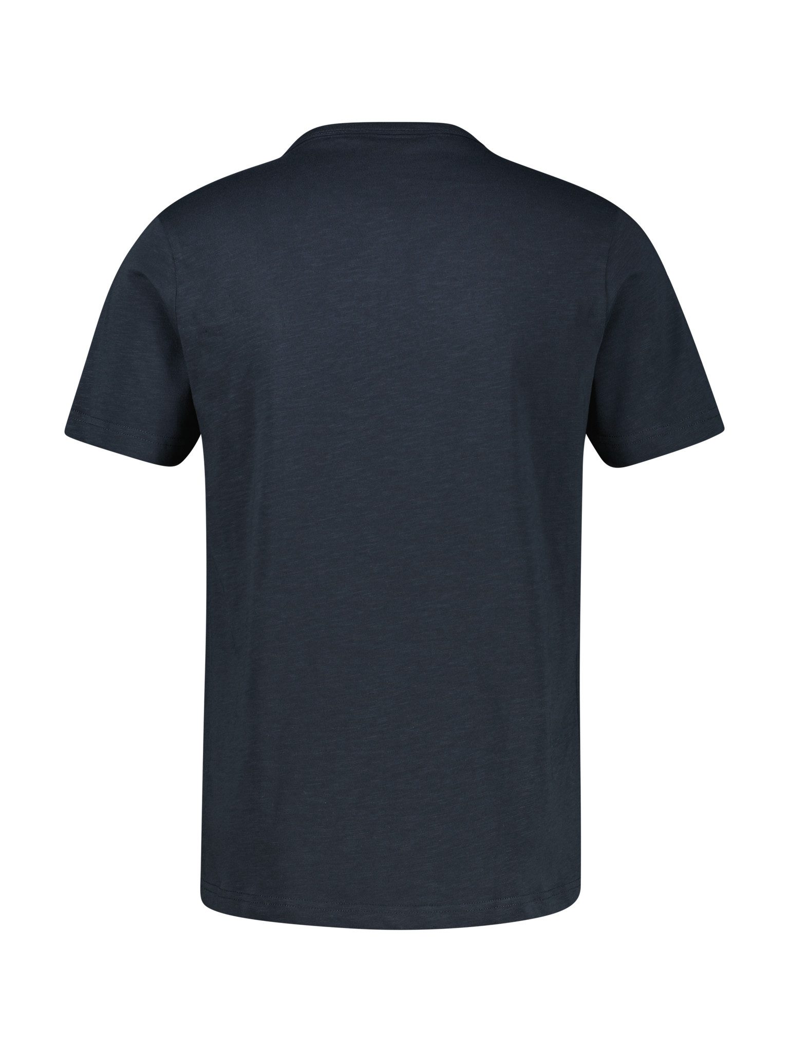 LERROS Kurzarmshirt mit Serafino-Kragen – Bild 4 von 4