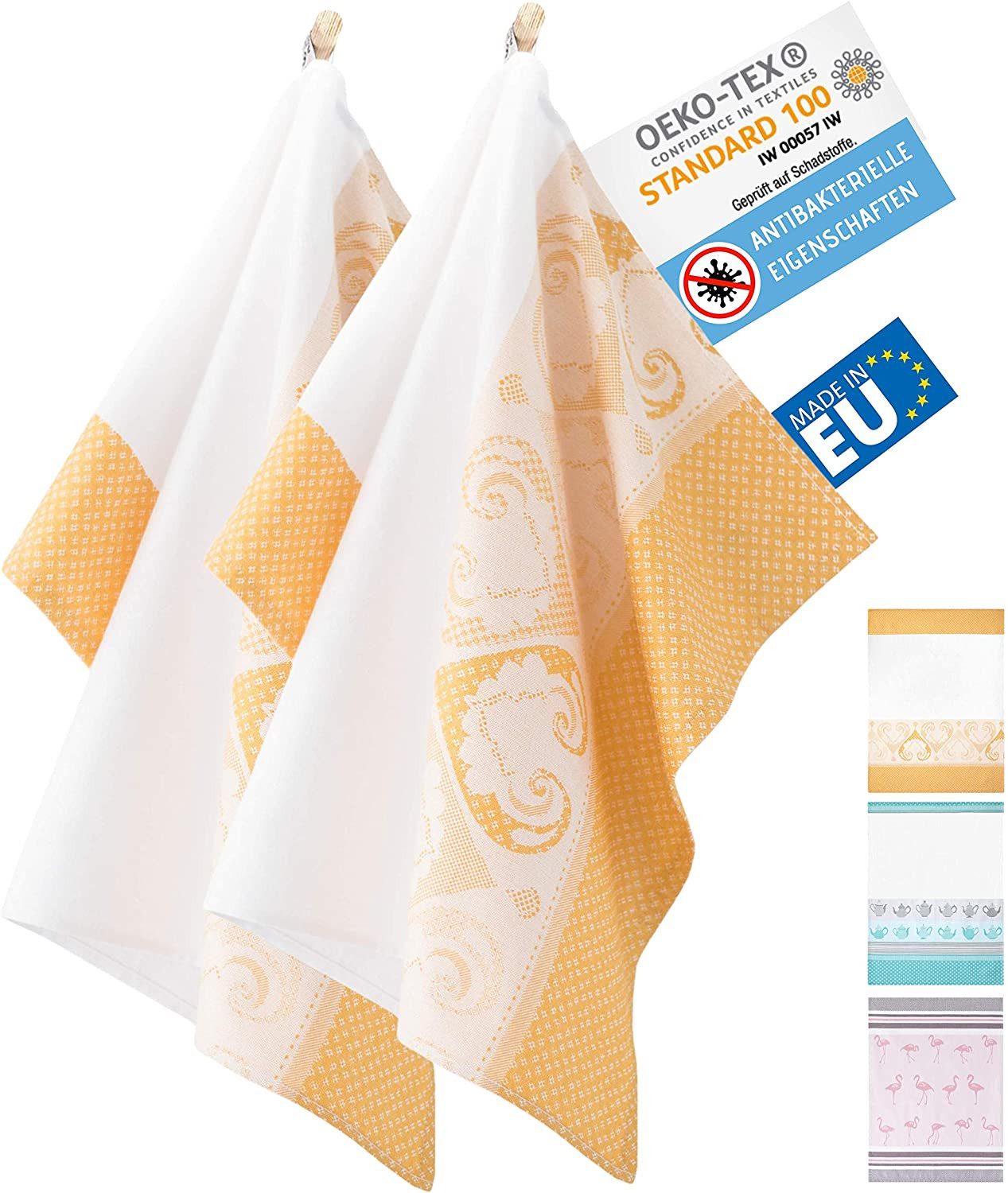Zwoltex Geschirrtuch Jacquard Geschirrtücher