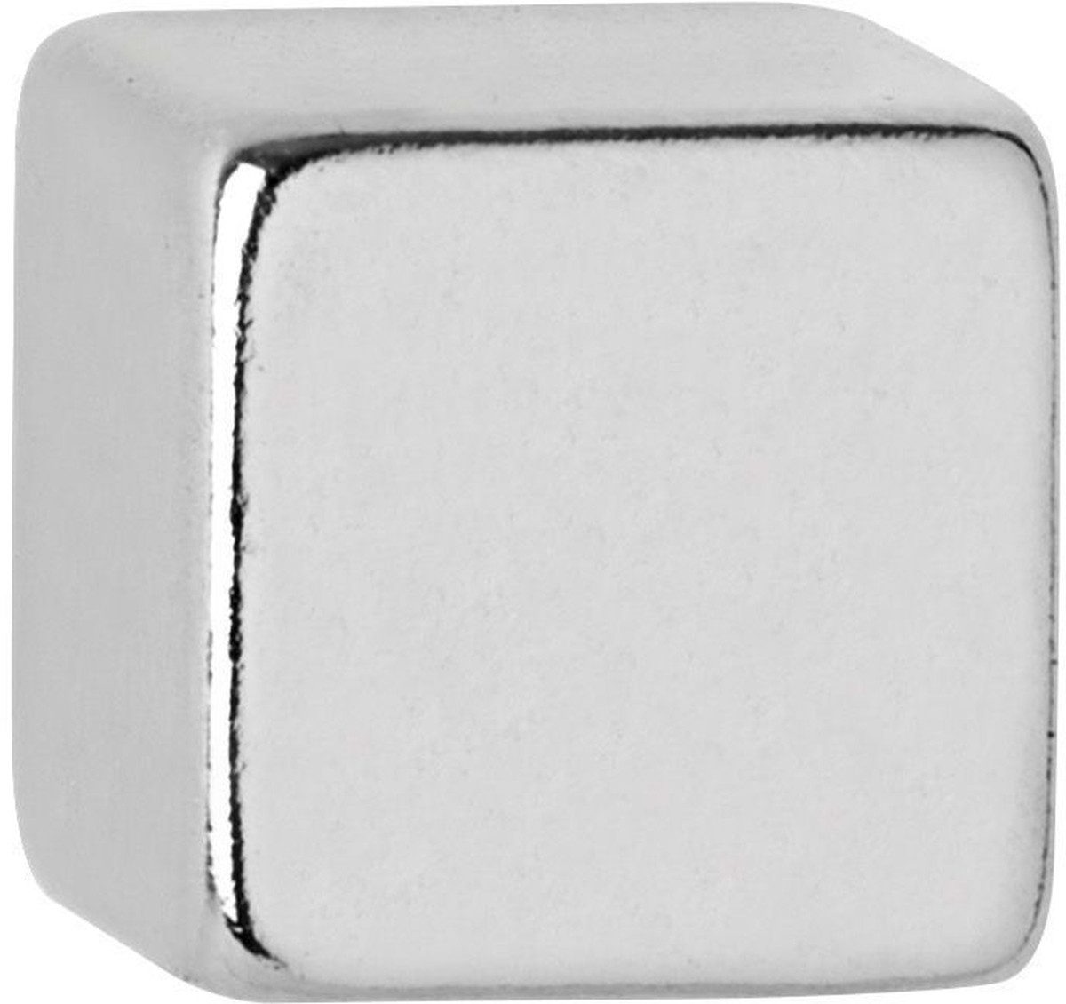 MAUL Magnet Neodym-Würfelmagnet 10x10mm 3800g hellsilber VE=10 Stück