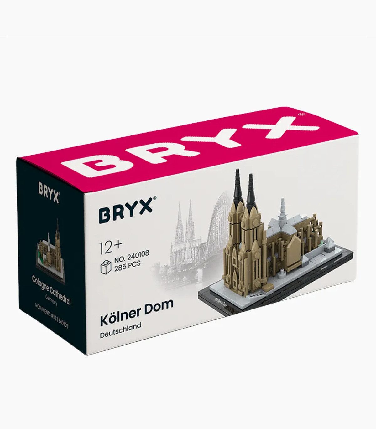 BRYX Kölner Dom Konstruktionsspielsteine, (285 St), Modell mit 285 Teilen