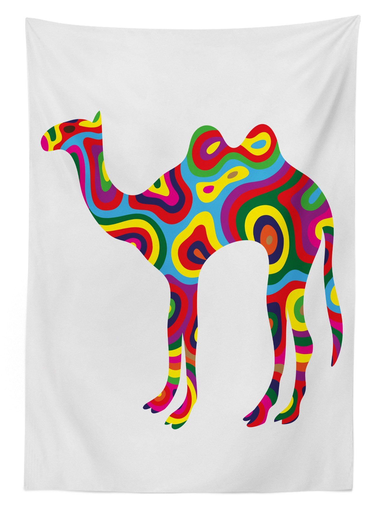 Abakuhaus Tischdecke Außen Kamel Für Farbfest Waschbar Klare geeignet trippy Farben, Bereich den Abstrakt