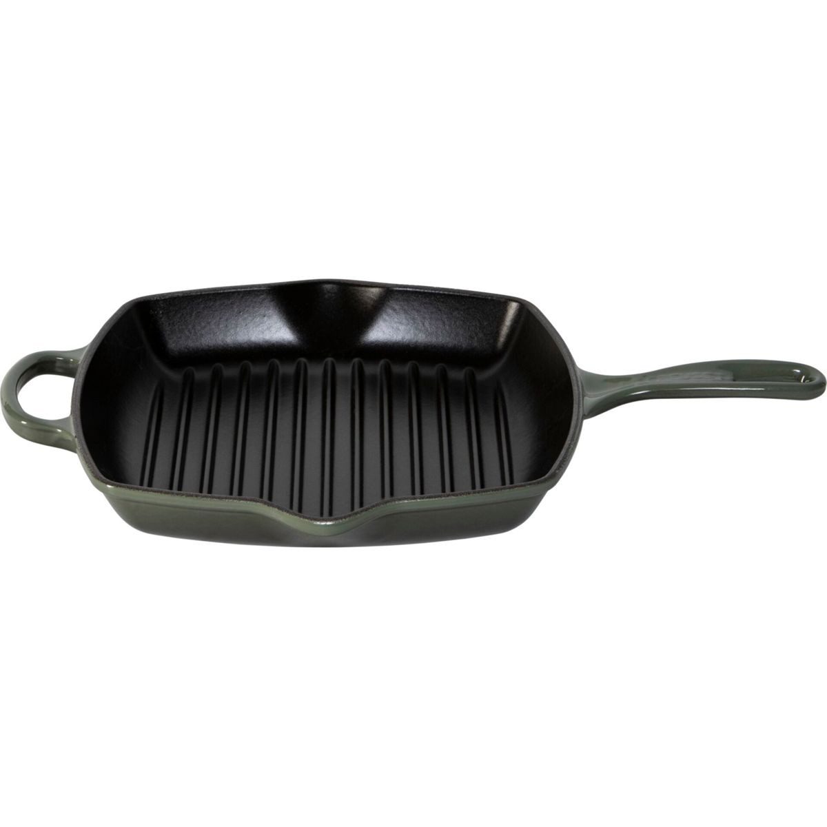 LE CREUSET Auflaufform Grillpfanne Gusseisen Quad. Thyme 26 cm, Gusseisen