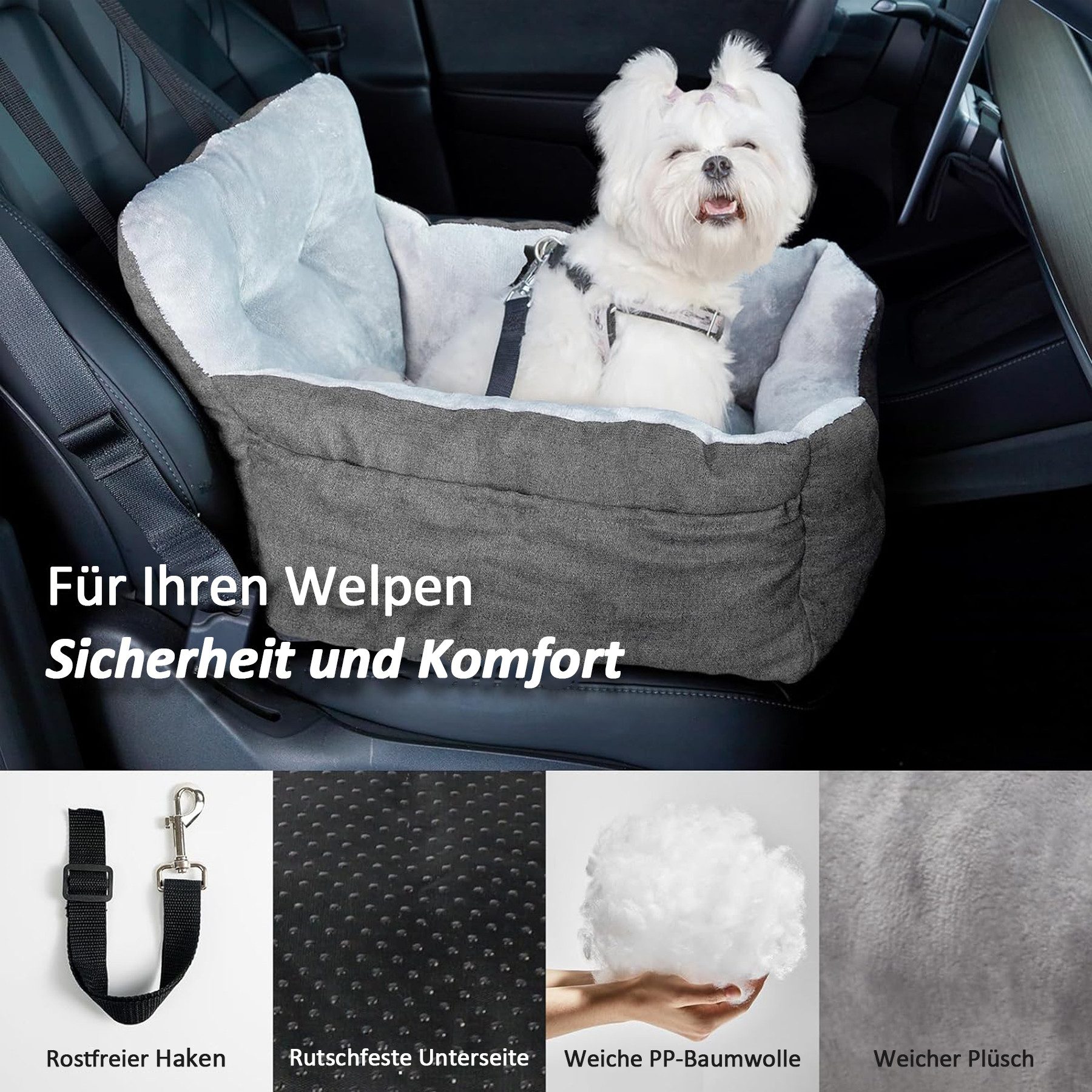 HomeMiYN Hundematte Hundebuggy Sitz für kleine günstig online kaufen