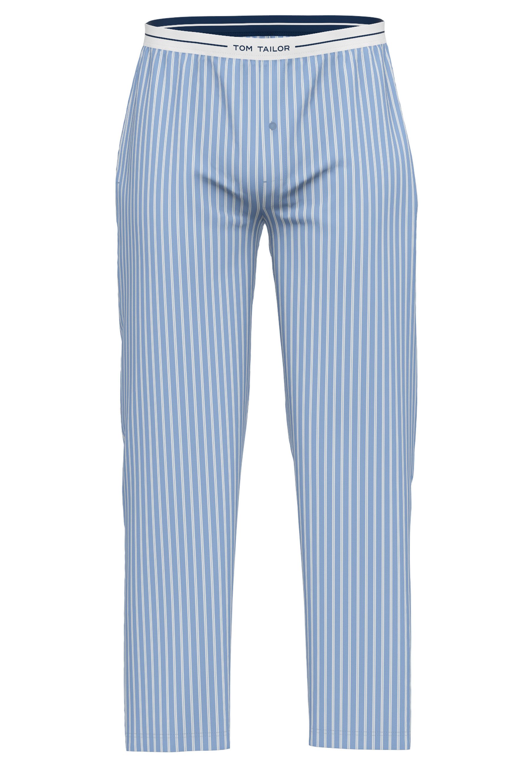 TOM TAILOR Pyjamahose Dakota (1-tlg) Logobund, Seitentaschen, locker, beque günstig online kaufen