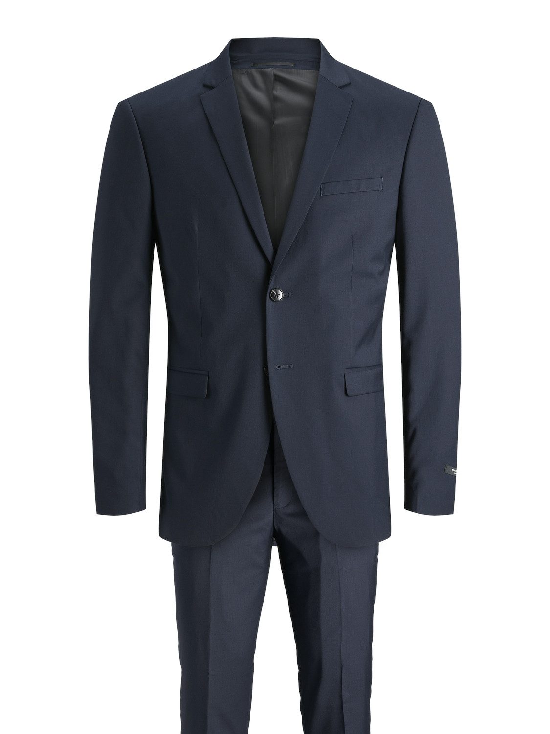 Jack & Jones Junior Anzug JPRSOLAR elastisch und pflegeleicht für besondere Anlässe (Set, 2-tlg) unifarben, modisch, slim fit, Web, Reverskragen