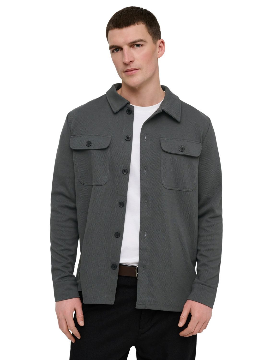 ONLY & SONS Langarmhemd ONSNEWKODYL OVERSHIRT (1-tlg)