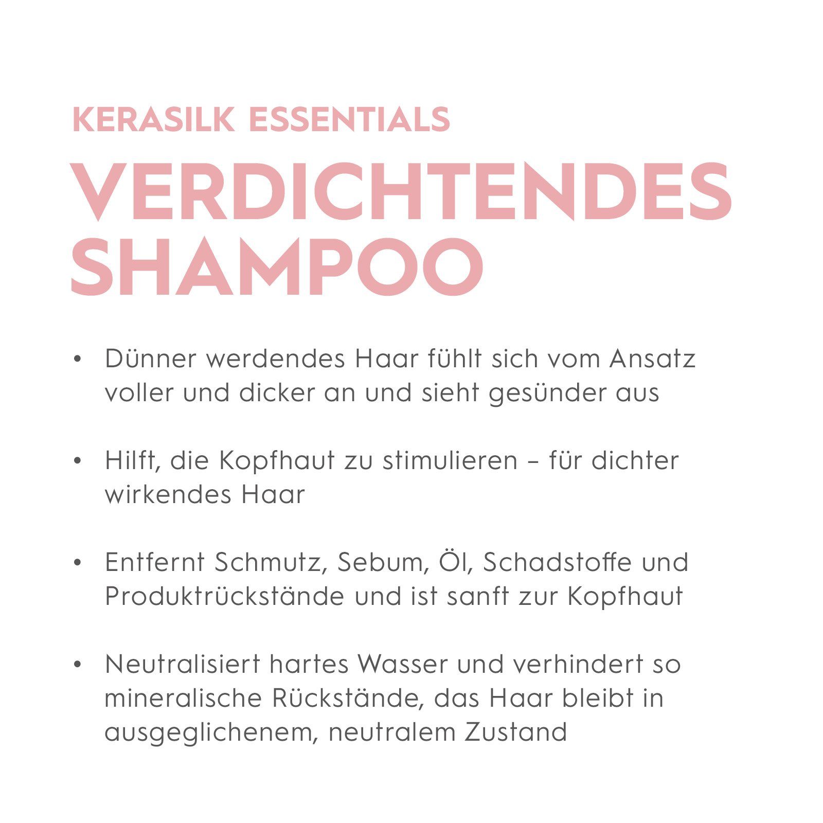 Kerasilk Haarshampoo Verdichtendes Shampoo, 1-tlg., vegan