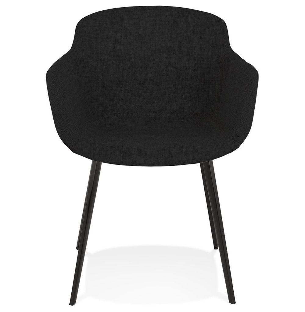 59 CERES Esszimmerstuhl KADIMA 54 x Textile (black) Schwarz 80 Sessel x DESIGN