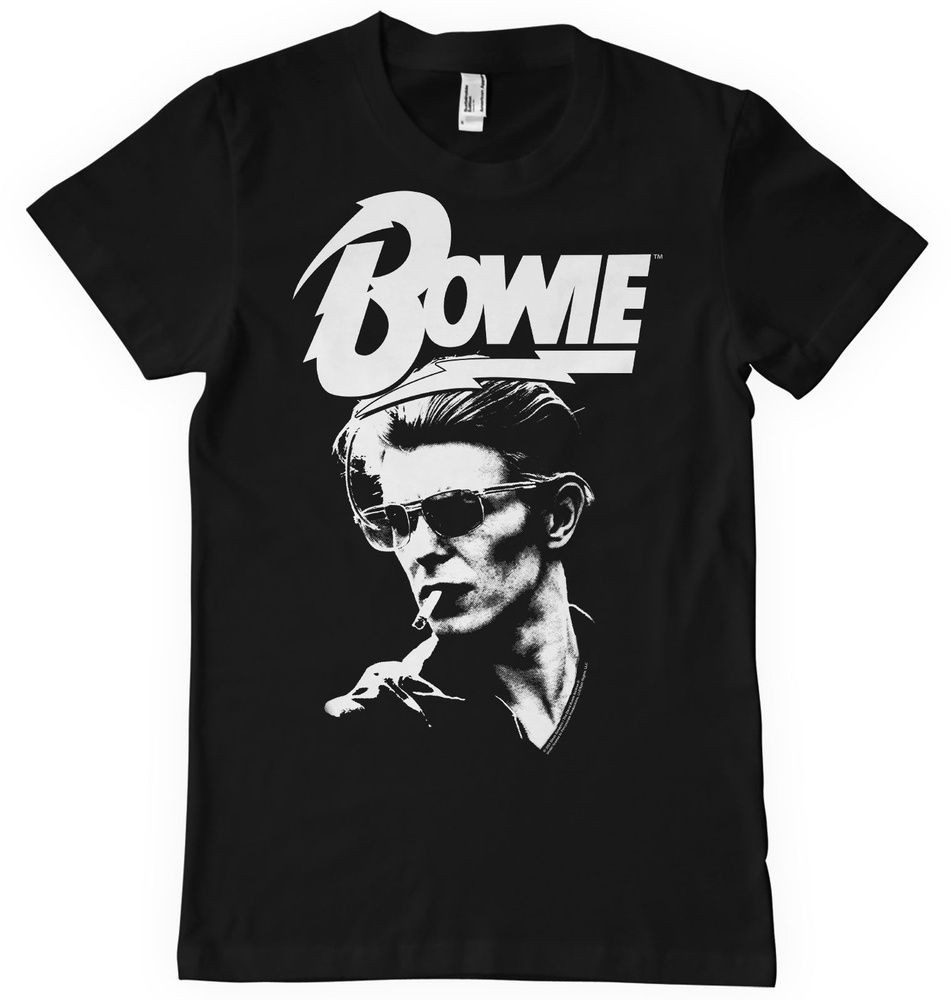 David Bowie T-Shirt Smoking Portrait T-Shirt günstig online kaufen
