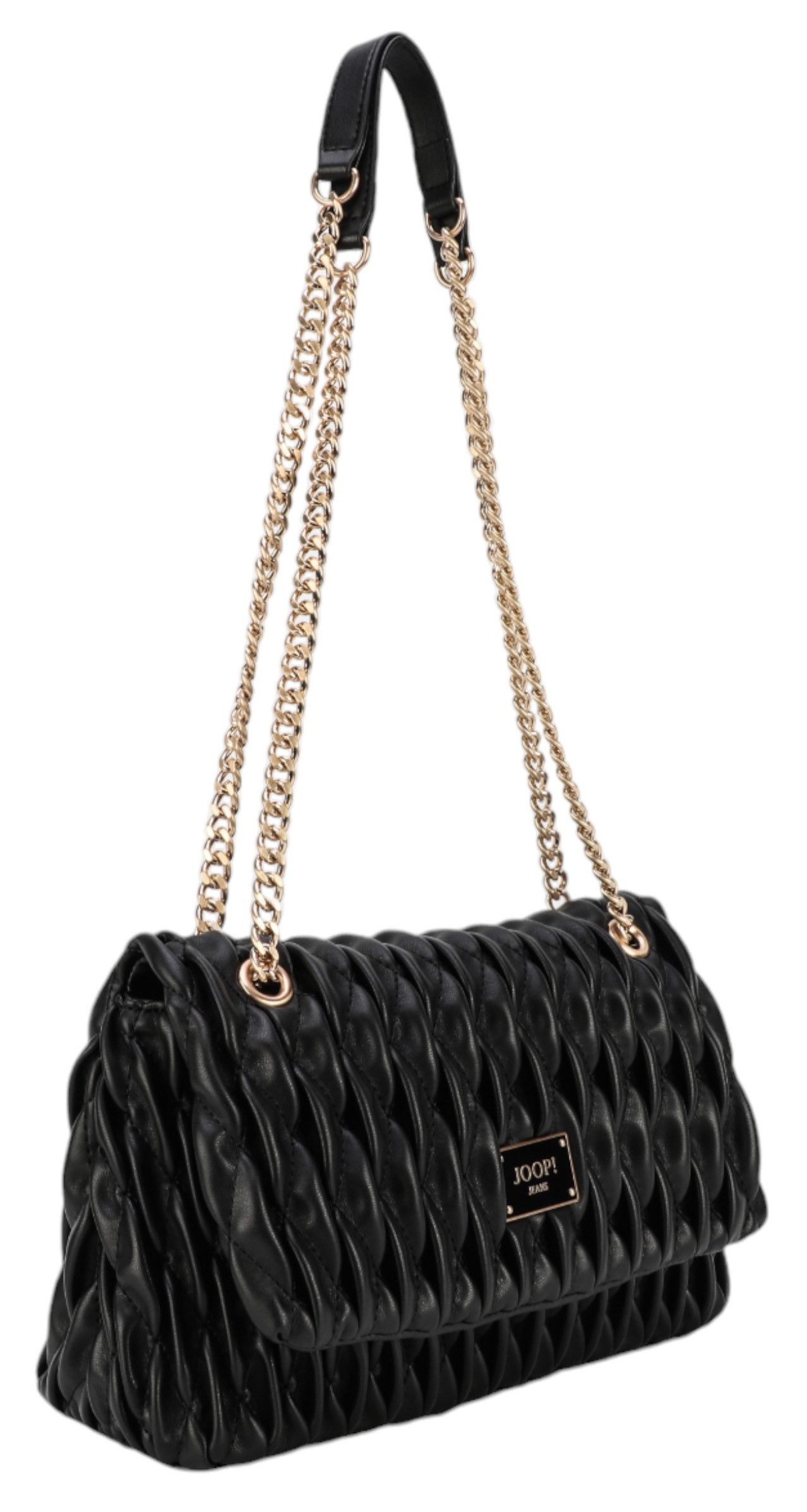 Joop Jeans Schultertasche ruga emma shoulderbag shf, Damen Schultertasche mit Überschlag & Magnetverschluss